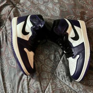 Jordan 1 court purple